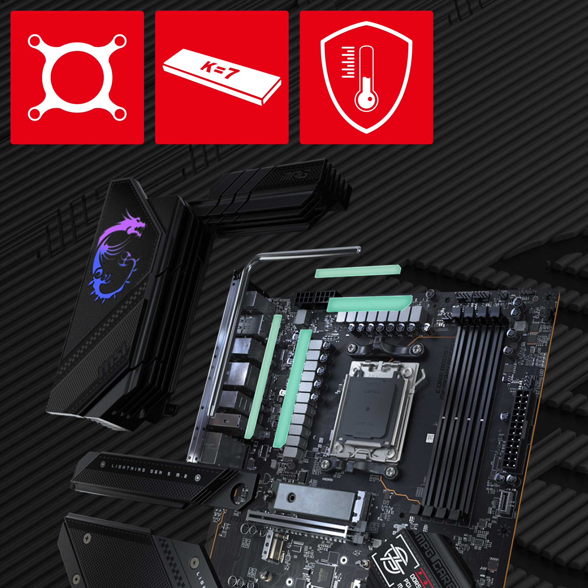 MPG B650 CARBON WIFI Motherboard